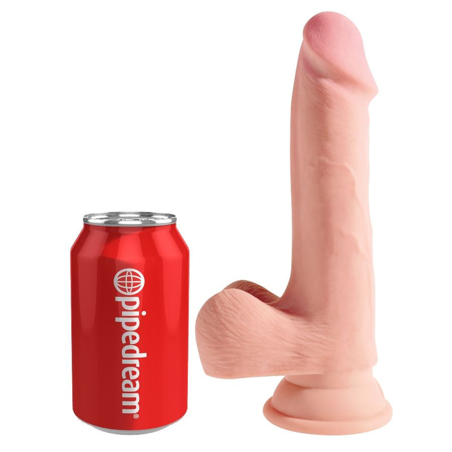 KING COCK - DILDO MIT DREIFACHDICHTE 19 CM