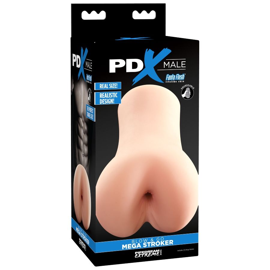 PDX MALE – BLASEN UND GEHEN, MEGA-STROKER – HAUTFLEISCH