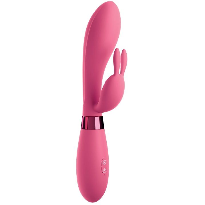 OMG - SELFIE VIBRATORE IN SILICONE ROSA CONIGLIO