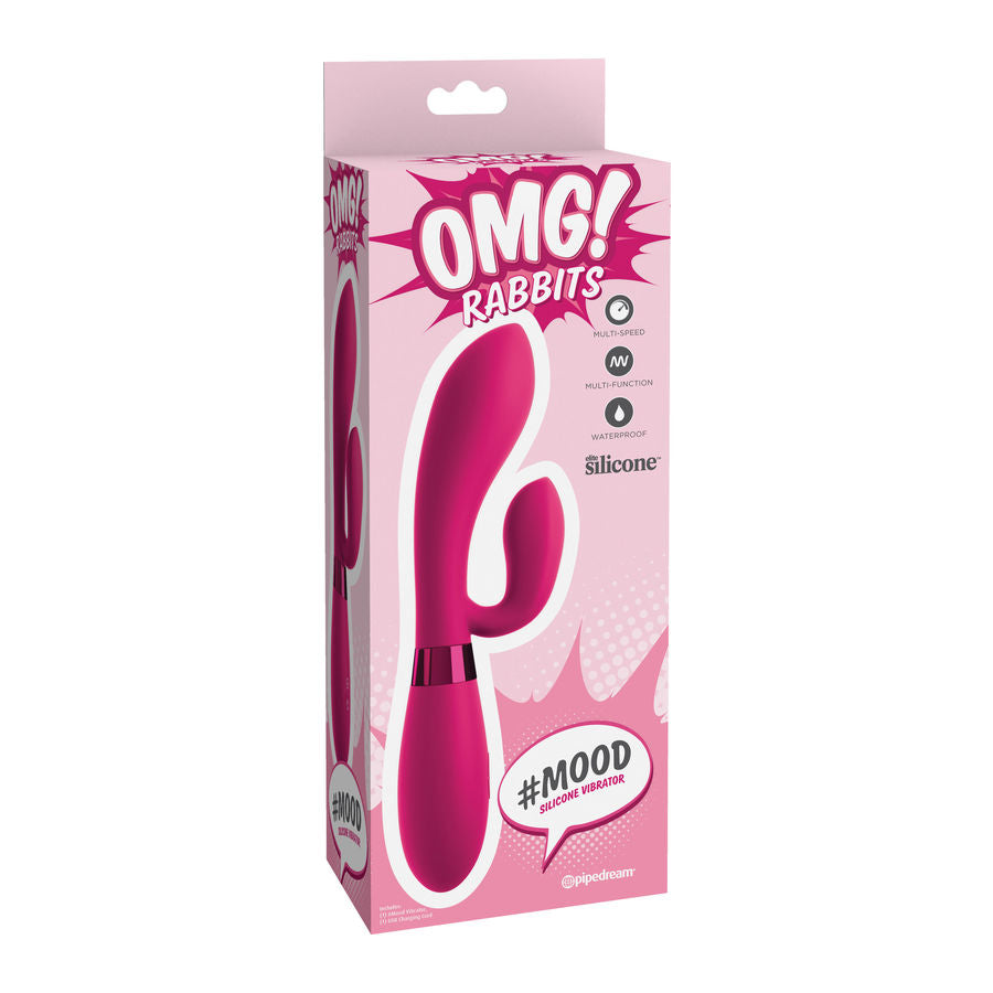 OMG - MOOD SILIKONVIBRATOR ROSA