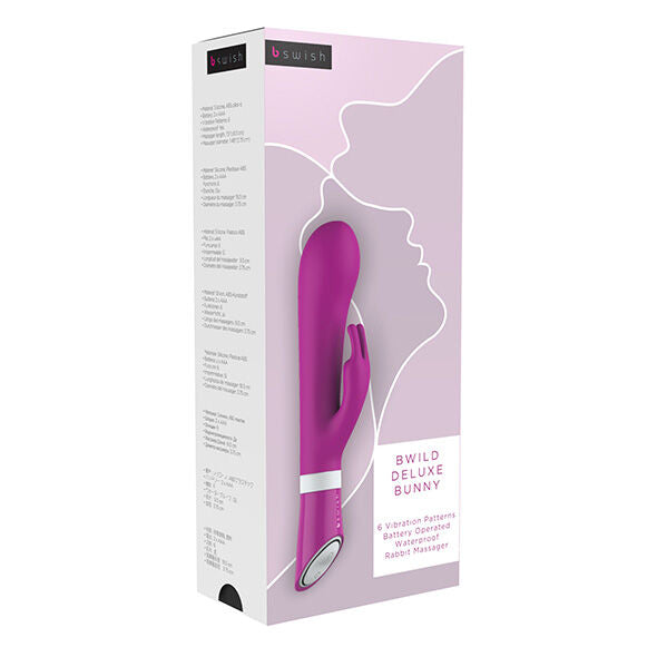 B SWISH - BWILD DELUXE BUNNY RABBIT VIBRATOR HIMBEERE