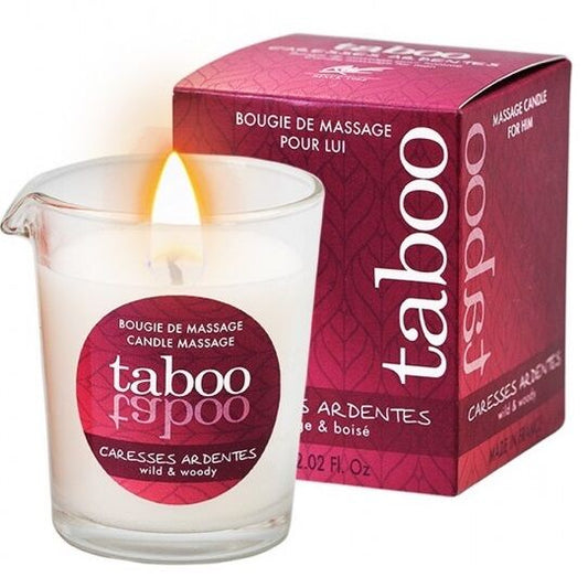 RUF - CANDELA DA MASSAGGIO TABOO PER LUI CARESSES ARDENTES AROMA FELCE