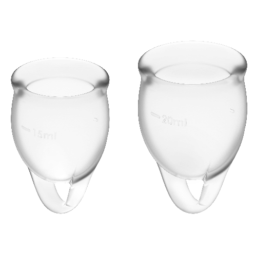 SATISFYER - FEEL CONFIDENT MENSTRUATIONSTASSE DUNKELBLAU 15 + 20 ML