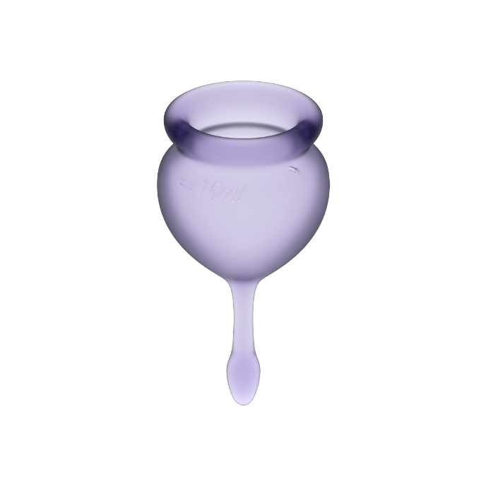 SATISFYER - FEEL GOOD COPPA MESTRUALE BLU SCURO 15 + 20 ML