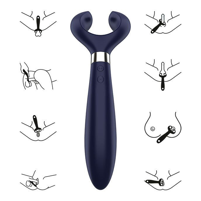 SATISFYER - MULTI VIBRATORE 3 BLU DIVERTIMENTO FINALE