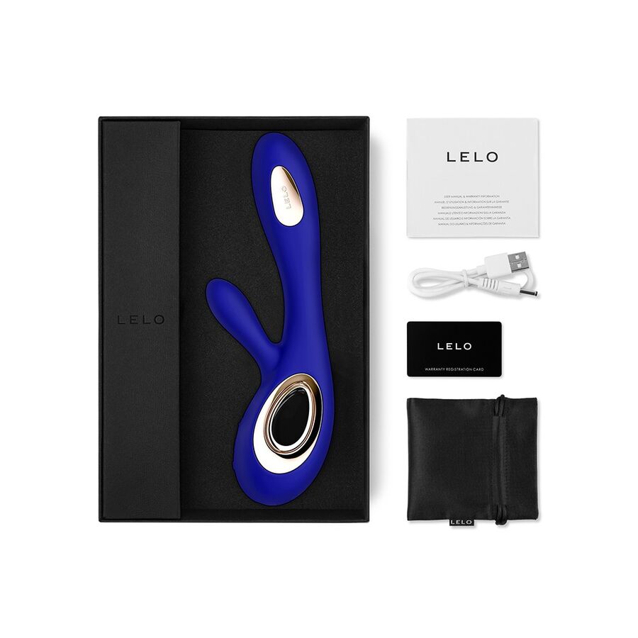 LELO - SORAYA WAVE VIBRATOR KANINCHEN MITTERNACHTBLAU