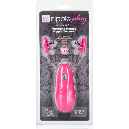 CALEXOTICS - VIBRATORE RISCALDATO PER CAPEZZOLI ROSA