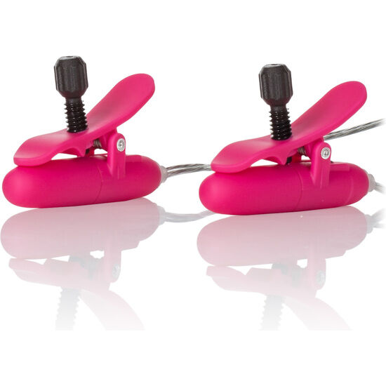 CALEXOTICS - VIBRATORE RISCALDATO PER CAPEZZOLI ROSA