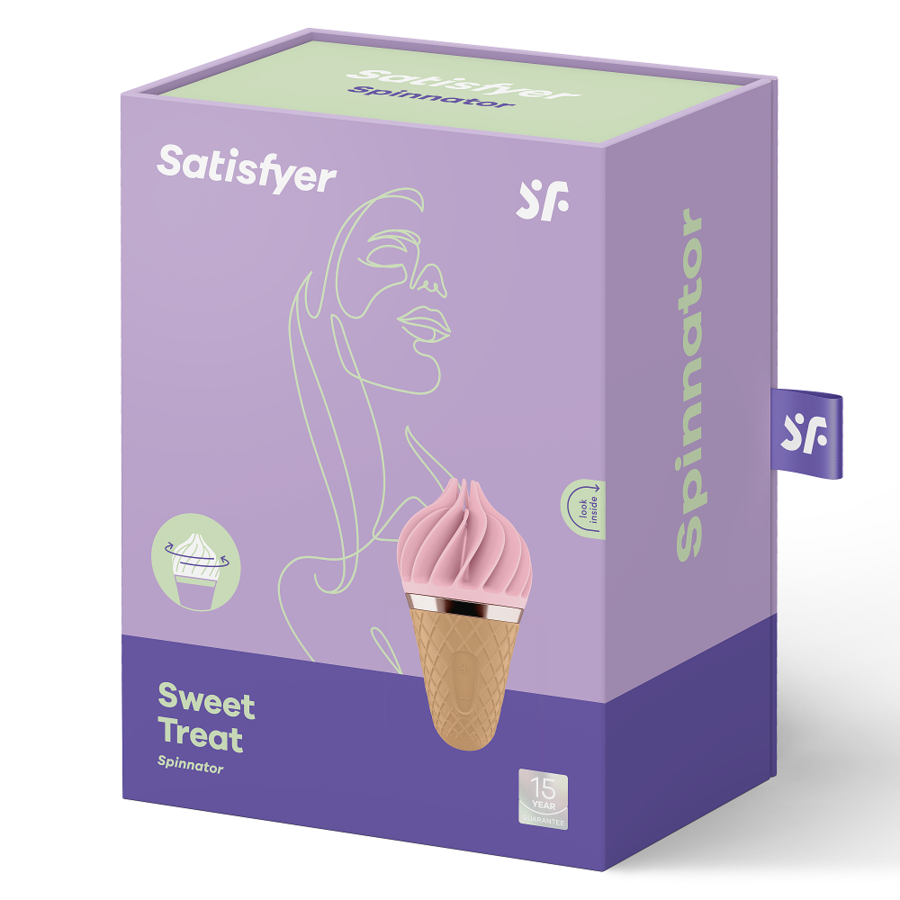 SATISFYER - SÜSSES LECKEREI-SPINNATOR BRAUN &amp; ROSA