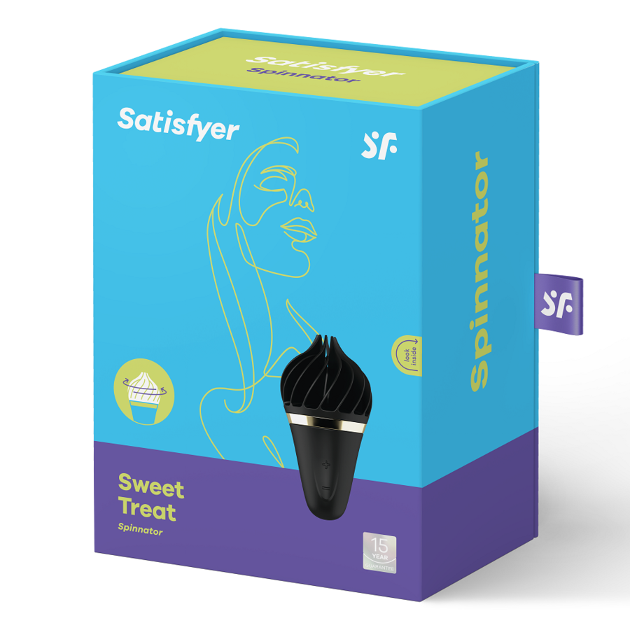 SATISFYER - SÜSSES LECKEREI-SPINNATOR BRAUN &amp; ROSA