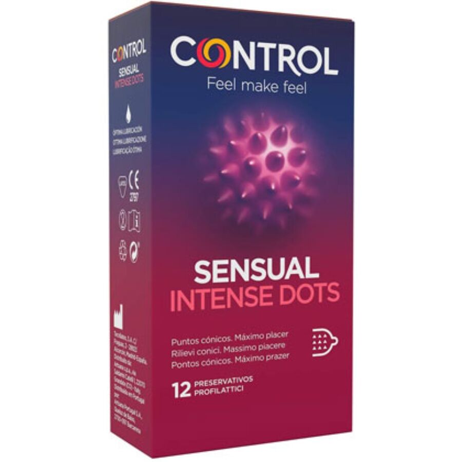 CONTROL - SPIKE-KONDOME MIT KONISCHEN SPITZEN 12 EINHEITEN