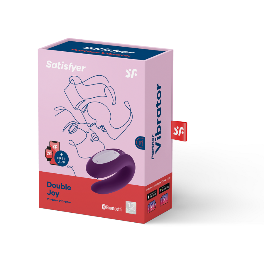 SATISFYER - DOPPIA GIOIA CON APP NERO