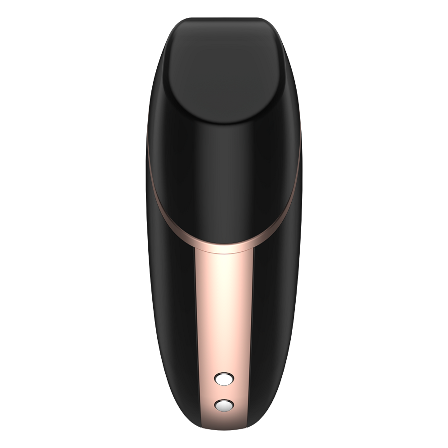 SATISFYER - STIMOLATORE E VIBRATORE A TRIANGOLO D'AMORE CON IMPULSI D'ARIA NERO