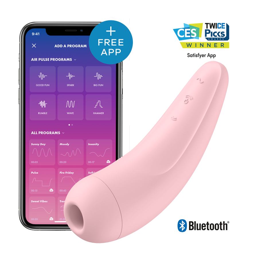 SATISFYER - CURVY 1 + ROT ROSA