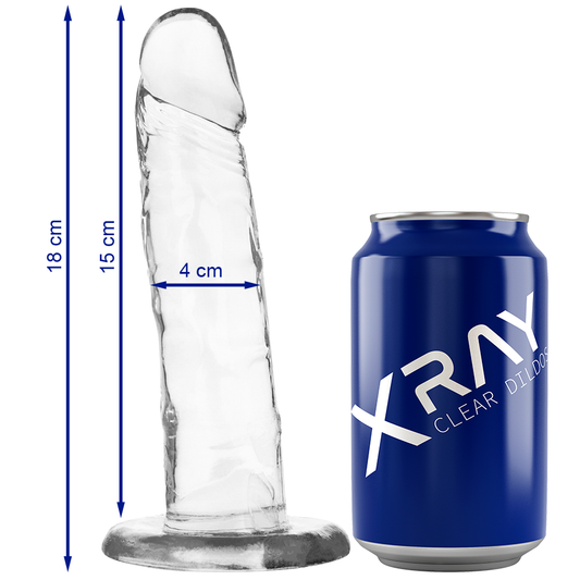 Röntgen - Klarer Penis 18 cm -O- 4 cm