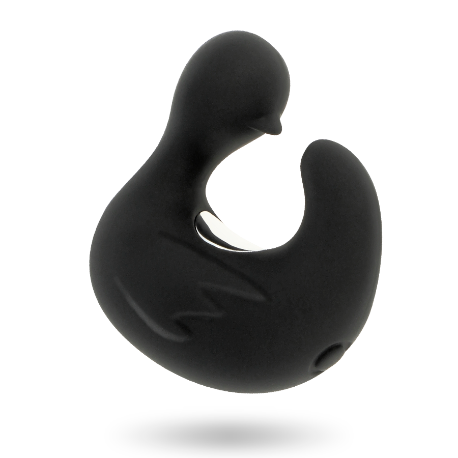 BLACK&amp;SILVER - DUCKYMANIA DITALE ANATRA STIMOLANTE IN SILICONE RICARICABILE