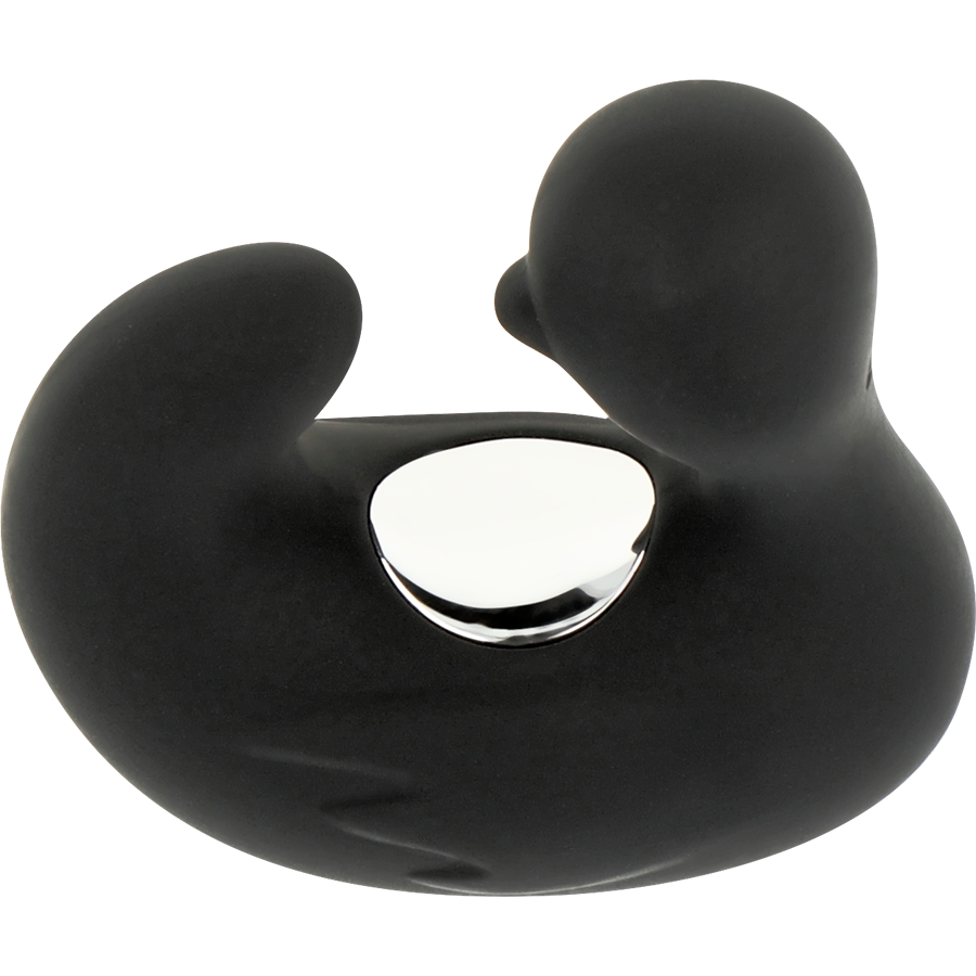 BLACK&amp;SILVER - DUCKYMANIA DITALE ANATRA STIMOLANTE IN SILICONE RICARICABILE