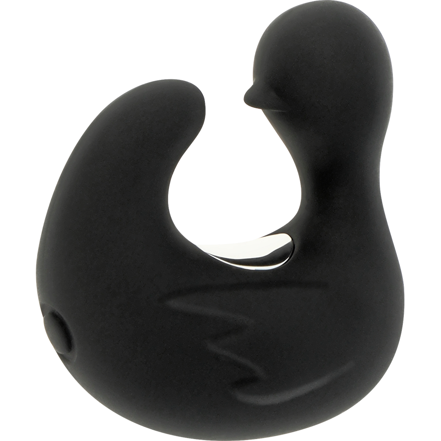 BLACK&amp;SILVER - DUCKYMANIA DITALE ANATRA STIMOLANTE IN SILICONE RICARICABILE