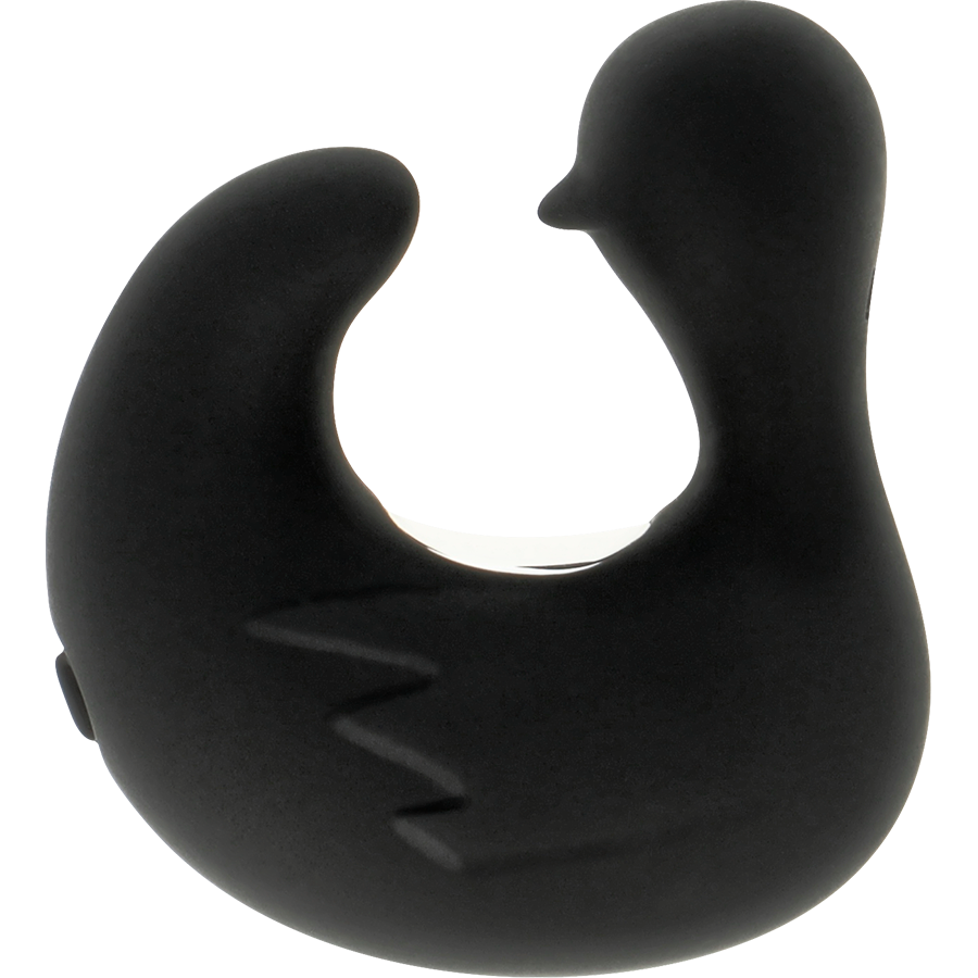 BLACK&amp;SILVER - DUCKYMANIA DITALE ANATRA STIMOLANTE IN SILICONE RICARICABILE