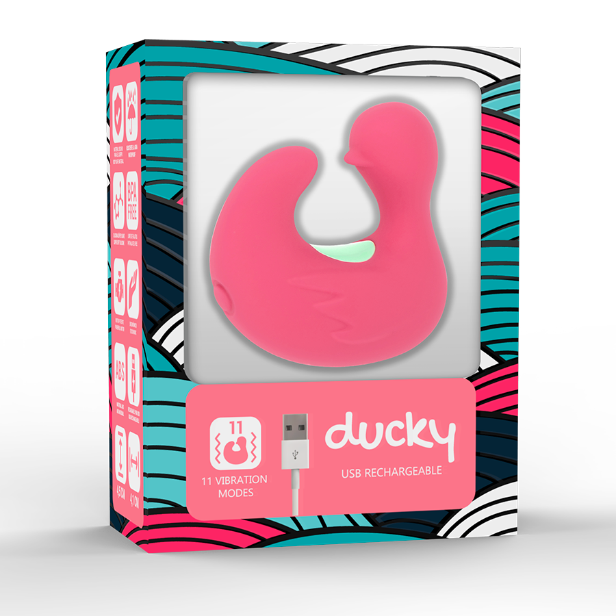 HAPPY LOKY - DUCKYMANIA STIMOLATORE RICARICABILE IN SILICONE PER DITA