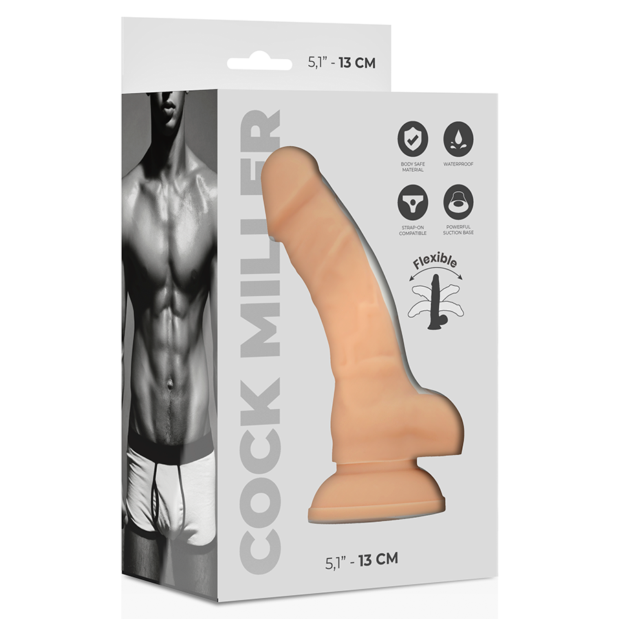 COCK MILLER - SILICONE DENSITY COCKSIL ARTICULABLE 13 CM