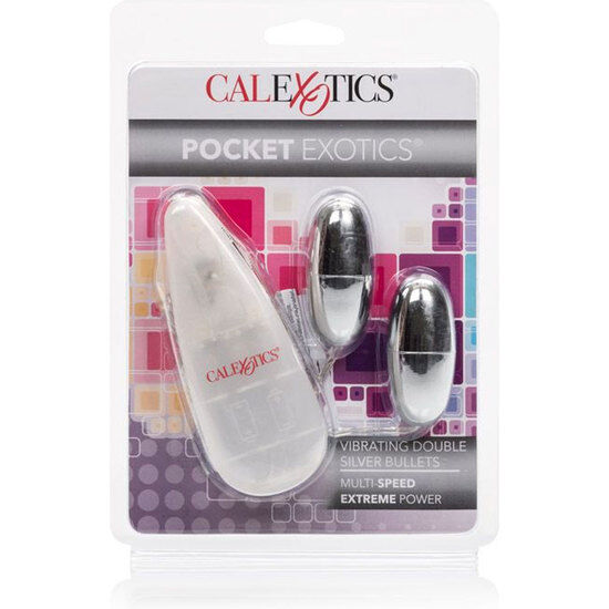 CALEXOTICS - PROIETTILI VIBRANTI SILVER DUO