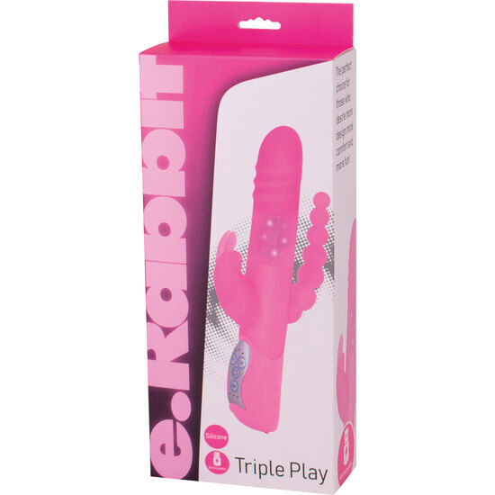 SEVEN CREATIONS - E RABBIT TRIPLE PLAY ROSA DREIFACH-STIMULATIONSVIBRATOR