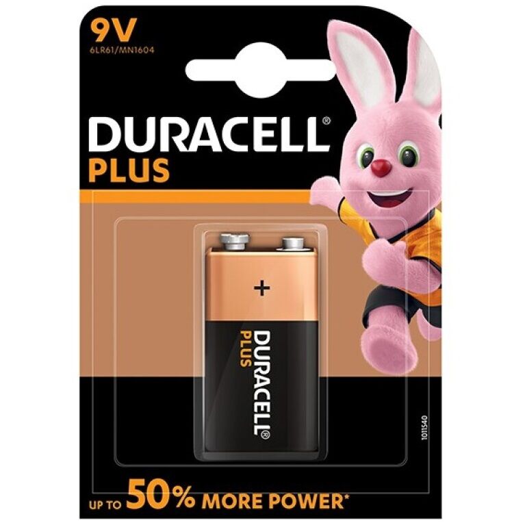 DURACELL - BATTERIA PLUS POWER 9V LR61 1UNITÀ