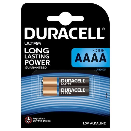 DURACELL - BATTERIA ULTRA POWER ALCALINA AAAA MX2500 1,5V 2 UNITÀ