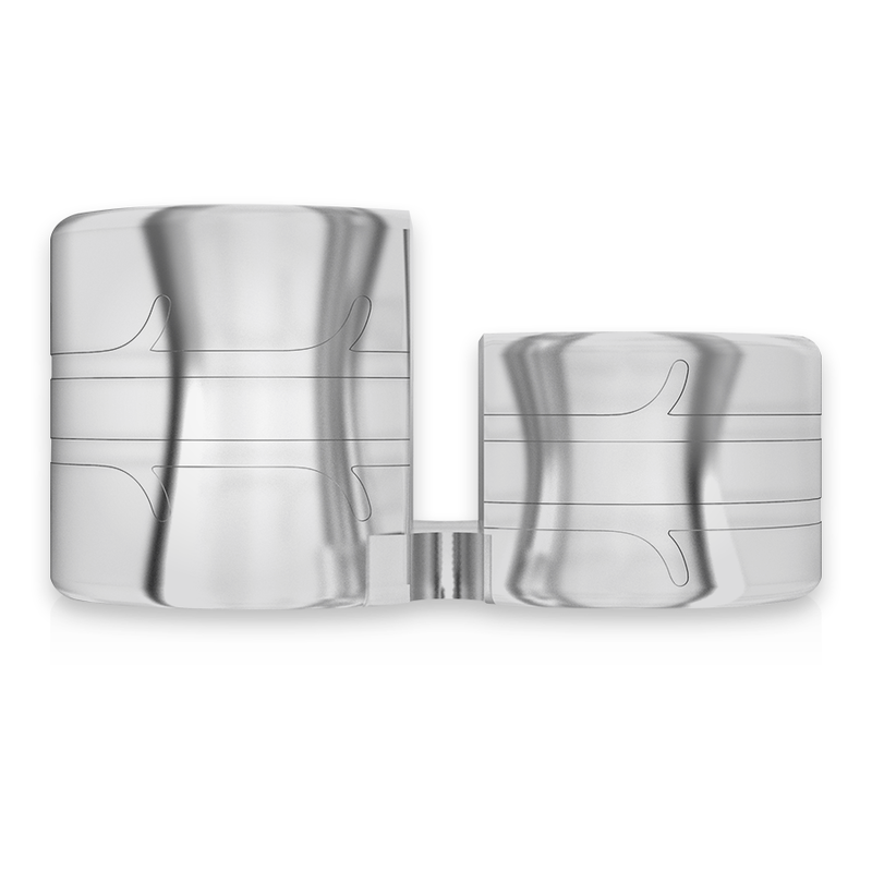 POWERING - SUPER FLEXIBLE AND RESISTANT DOUBLE PENIS RING PR09 CLEAR