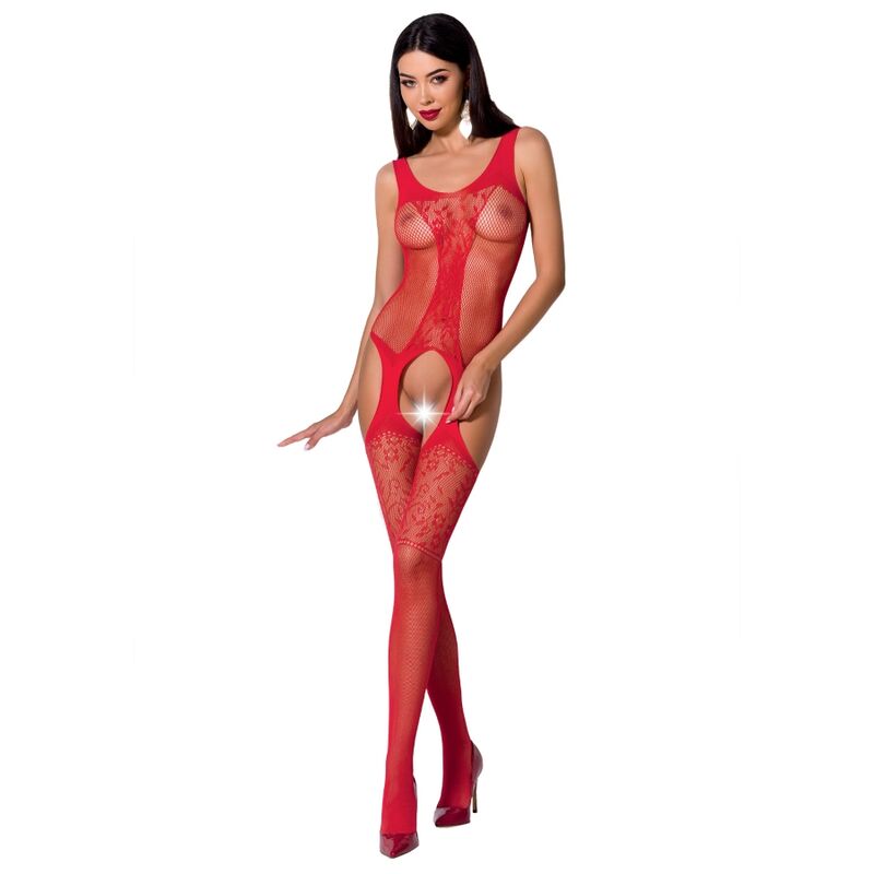 PASSION - FRAU BS072 BODYSTOCKING EINHEITSGRÖSSE SCHWARZ