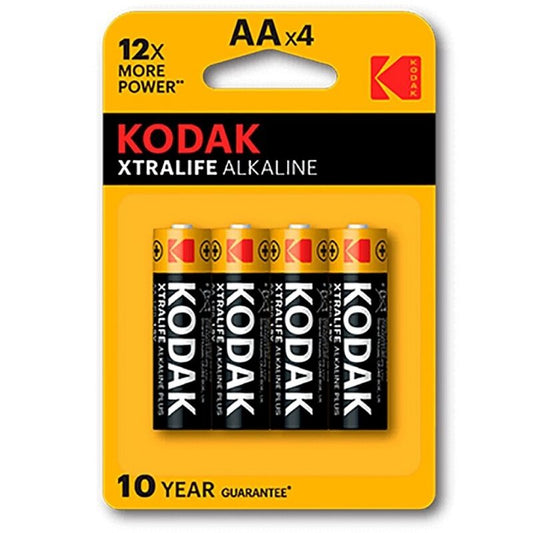 KODAK - XTRALIFE BATTERIA ALCALINICA AA LR6 BLISTER * 4