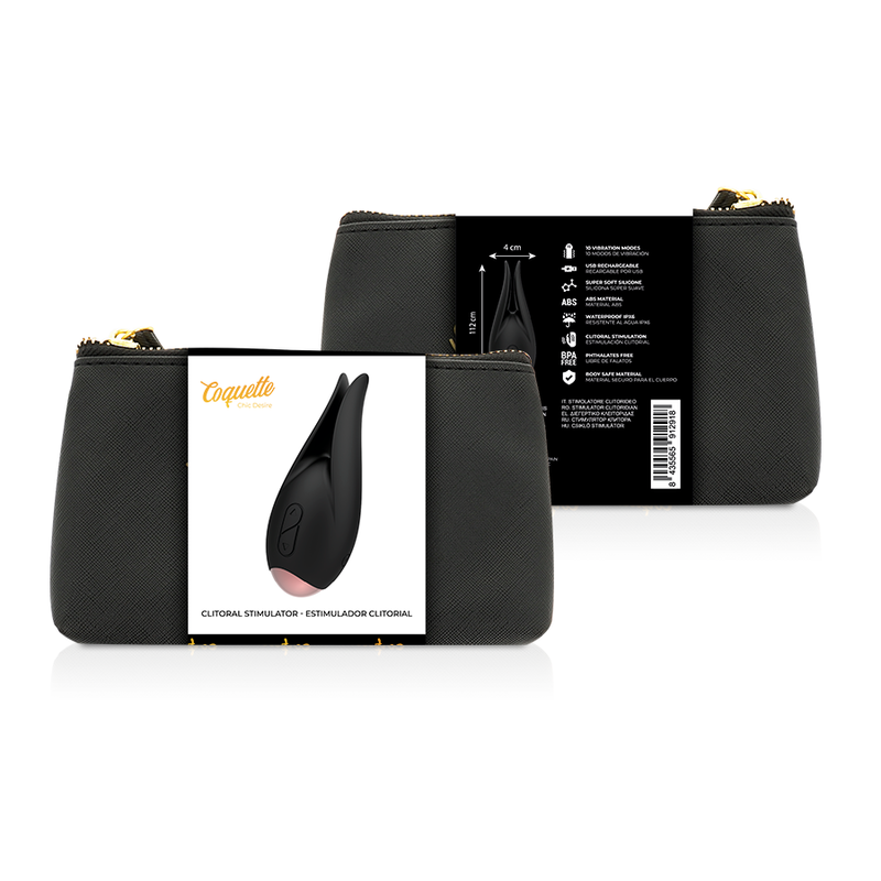 COQUETTE CHIC DESIRE - KLITORIENSTIMULATOR SCHWARZ / GOLDBLUME