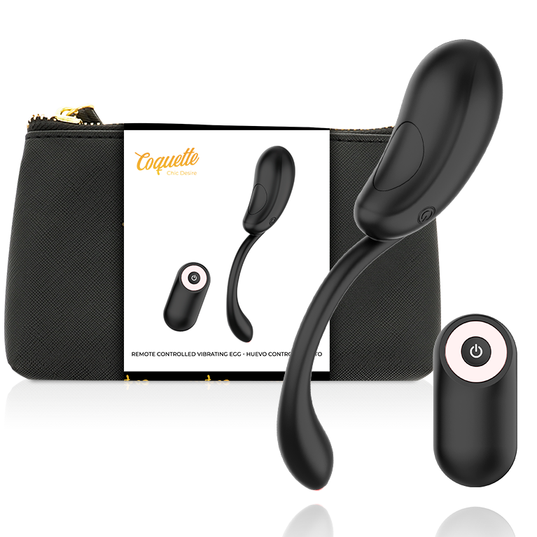 COQUETTE CHIC DESIRE - UOVO VIBRANTE TELECOMANDO RICARICABILE NERO/ORO