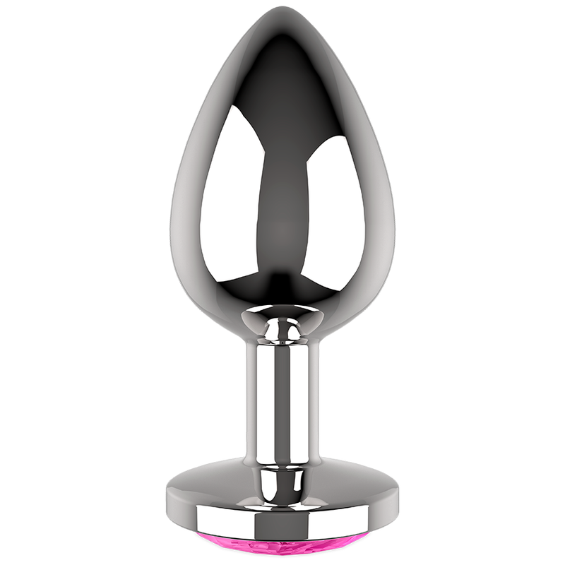 COQUETTE CHIC DESIRE - ANALSTECKER AUS METALL, ROSA FARBE, GRÖSSE L 4 X 9 CM