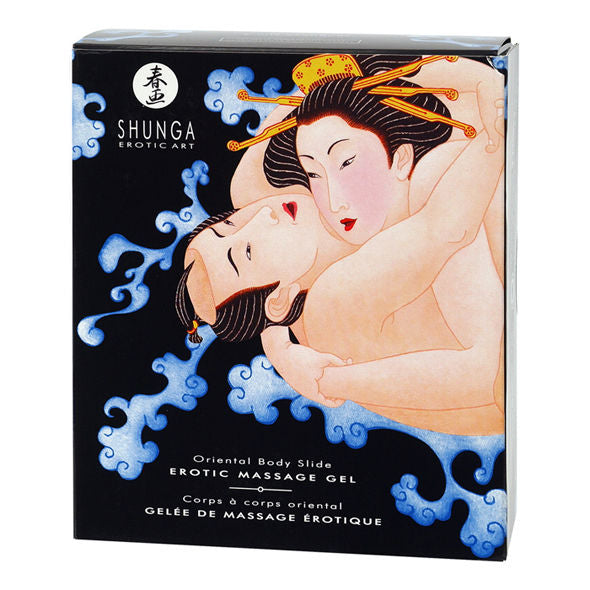 SHUNGA - ORIENTALISCHES BODY TO BODY EROTISCHES MASSAGEGEL MIT EXOTISCHEN FRÜCHTEN 