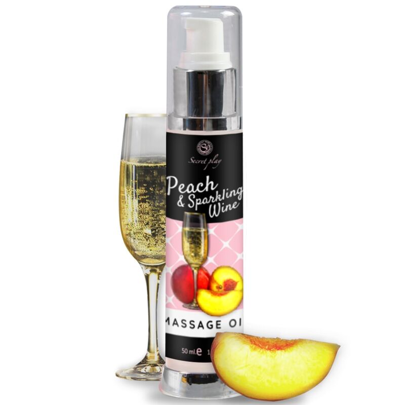 SECRETPLAY - MASSAGEÖL MIT PFIRSICH UND SEKT 50 ML