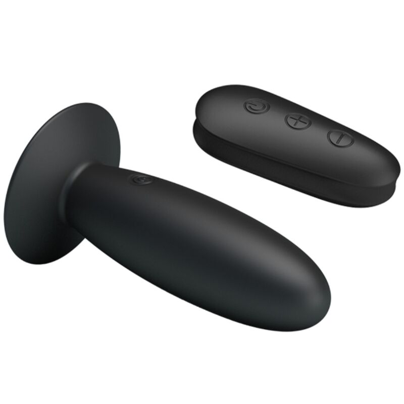 MR PLAY - ANAL PLUG MIT VIBRATION SCHWARZ FERNBEDIENUNG