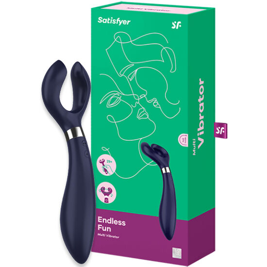 SATISFYER - MULTI VIBRATORE 3 BLU DIVERTIMENTO FINALE