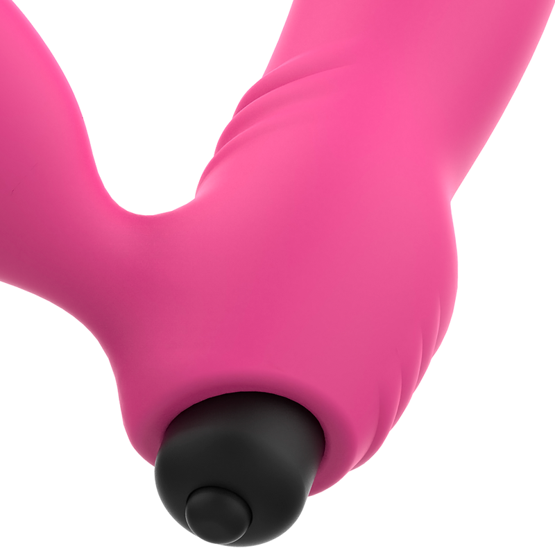 OHMAMA - BIX VIBRATORE DOPPIA STIMOLAZIONE EDIZIONE NATALE ROSA