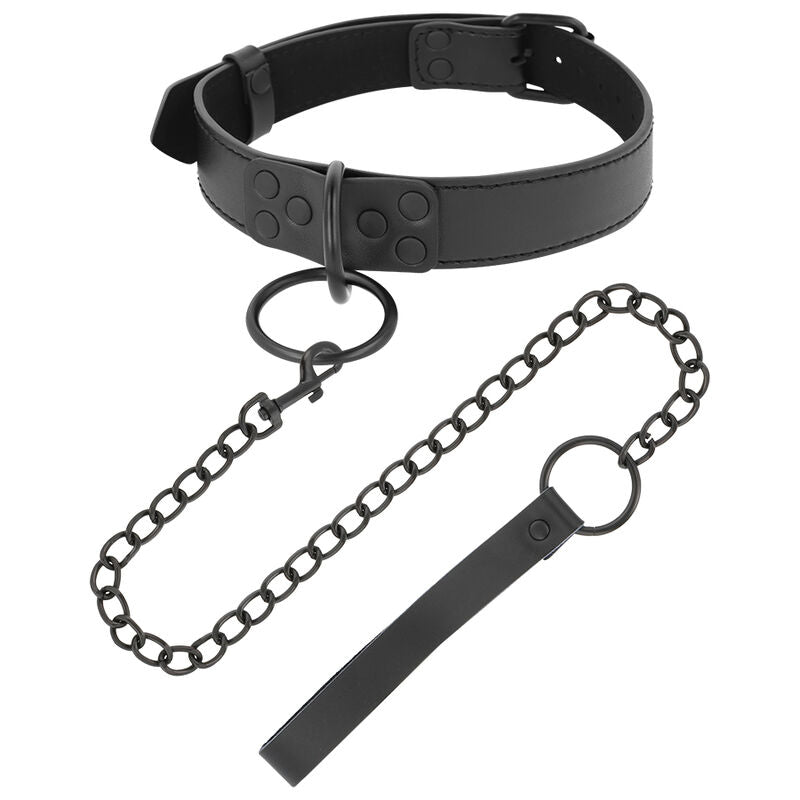 DUNKELHEIT - SCHWARZE HALSKETTE MIT KETTE