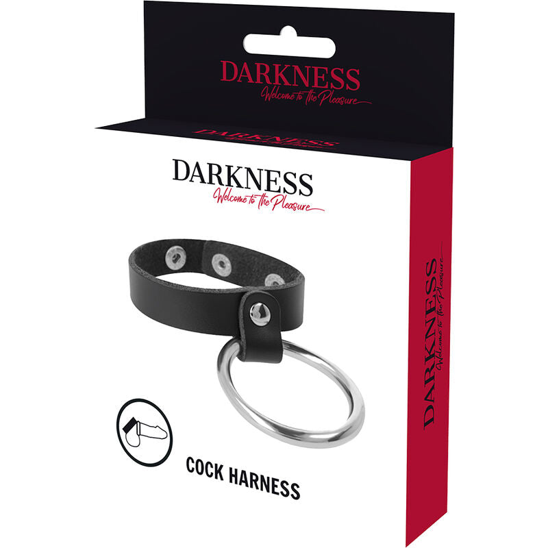 DARKNESS - ANELLO METALLICO PER PENE E TESTICOLI