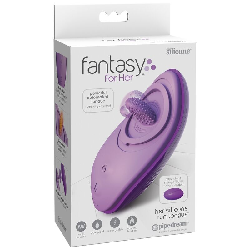 FANTASIA PER LEI - LA SUA LINGUA DIVERTENTE IN SILICONE VIOLA