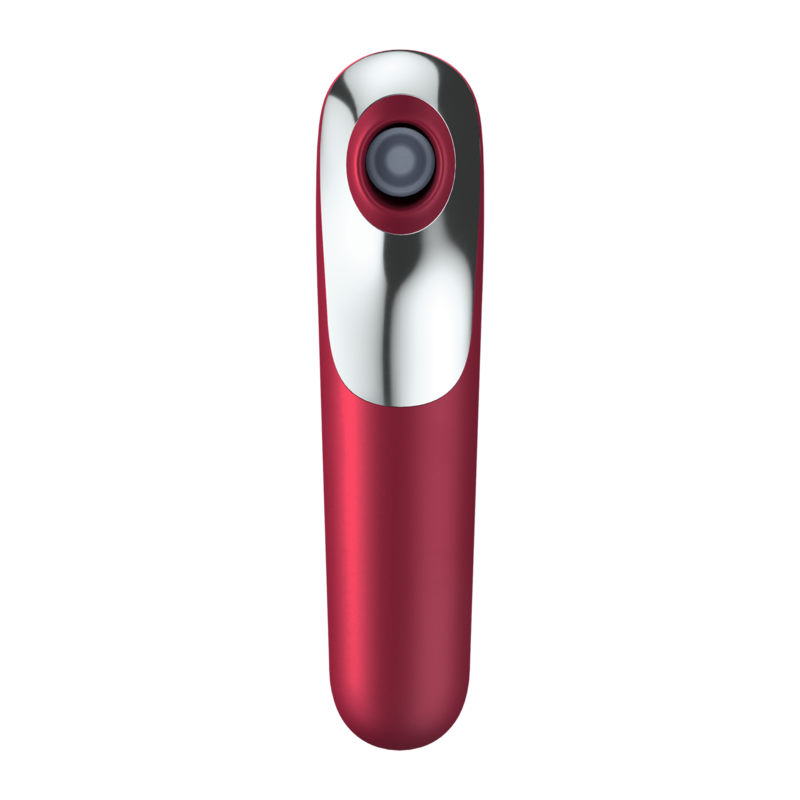 SATISFYER - VIBRATORE E ASPIRATORE DUAL LOVE CON ARIA PULSATA ROSSO