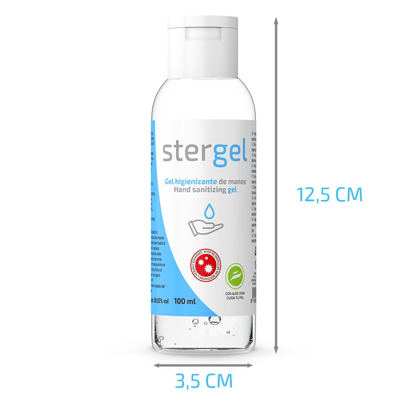STERGEL - HYDROALKOHOLISCHES HANDDESINFEKTIONSGEL ALOE VERA 100ML 