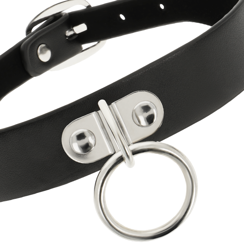COQUETTE CHIC DESIRE - VEGANE LEDERHALSKETTE FRAU FETISCH ACCESSOIRE