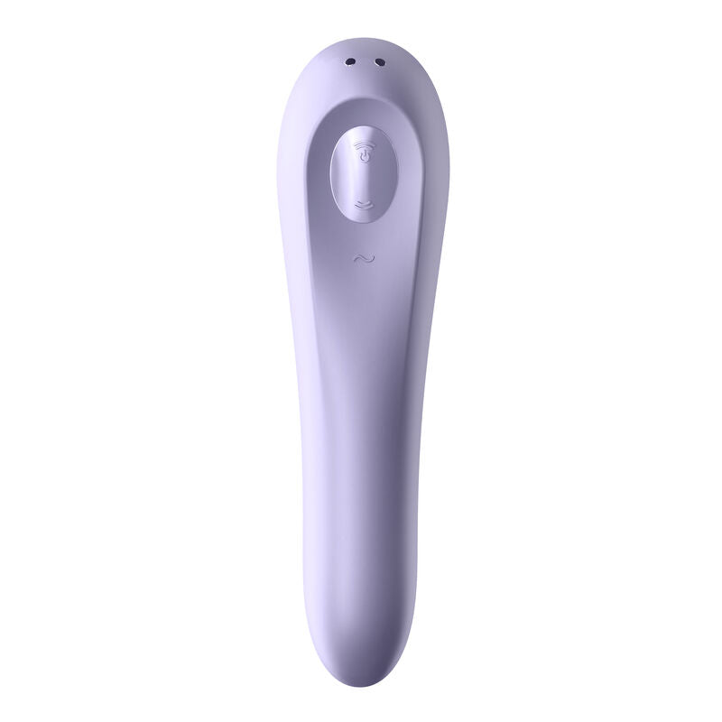 SATISFYER - DUAL PLEASURE AIR PULSE VIBRATOR MAUVE