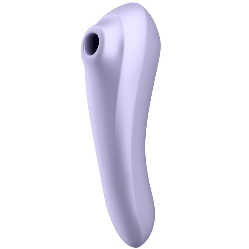 SATISFYER - VIBRATORE DUAL PLEASURE AIR PULSE MALVA