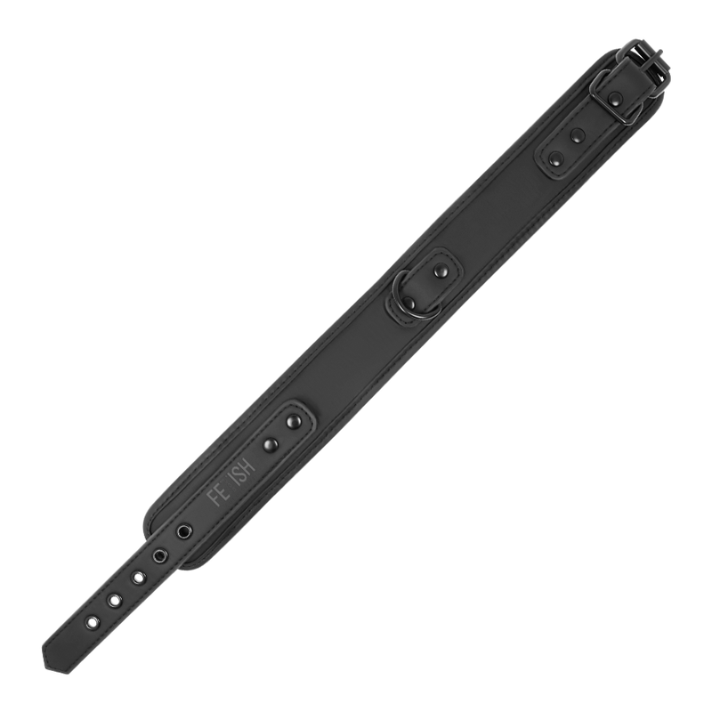 FETISH SOTTOMESSO - COLLANA CON CATENA RIVESTITA IN NOPRENE