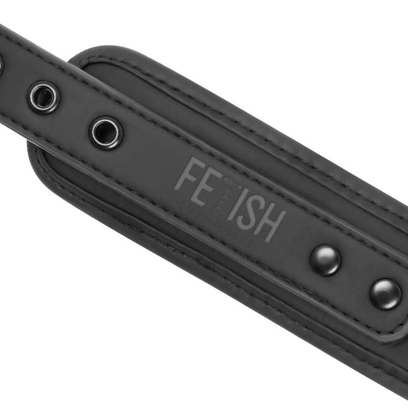FETISH SOTTOMESSO - COLLANA CON CATENA RIVESTITA IN NOPRENE